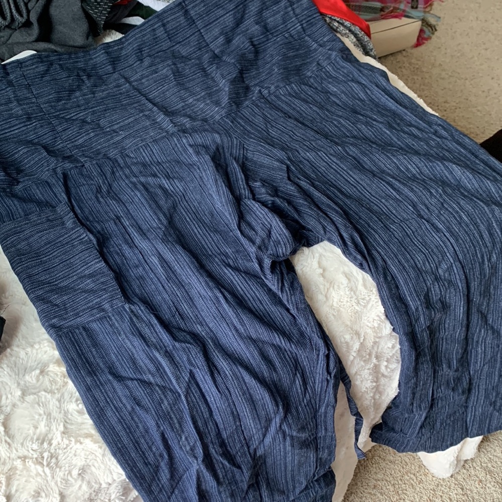 earthbound navy thai fisherman trousers